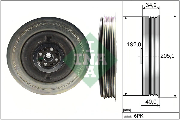 Belt Pulley, crankshaft